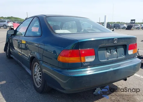 1998 Honda Civic Ex from USA, damaged, VIN 1HGEJ8249WL019544